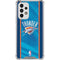 NBA Oklahoma City Thunder Blue Jersey Galaxy A53 5G Clear Case