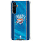 NBA Oklahoma City Thunder Blue Jersey Galaxy A54 5G Clear Case