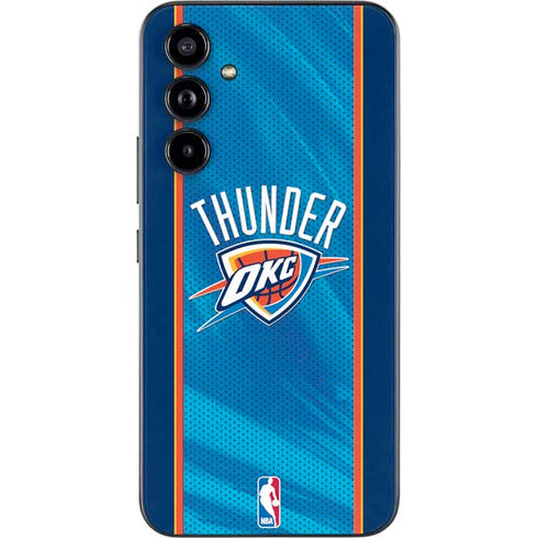 NBA Oklahoma City Thunder Blue Jersey Galaxy A54 5G Skin