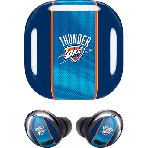 NBA Oklahoma City Thunder Blue Jersey Galaxy Buds Pro Skin