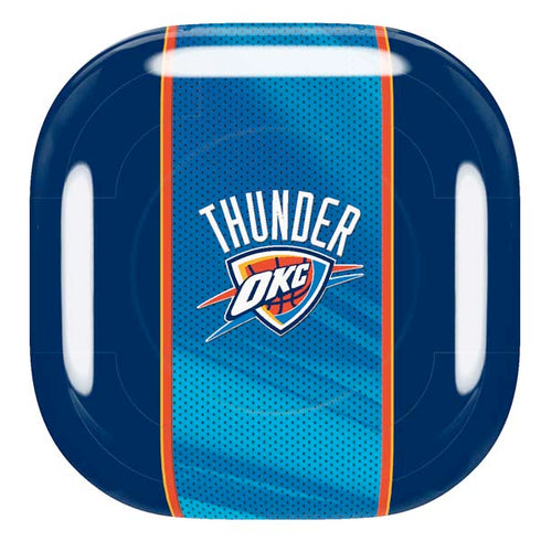 NBA Oklahoma City Thunder Blue Jersey Galaxy Buds Pro Skin