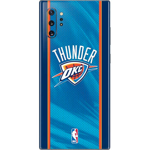 NBA Oklahoma City Thunder Blue Jersey Galaxy Note 10 Plus Skin