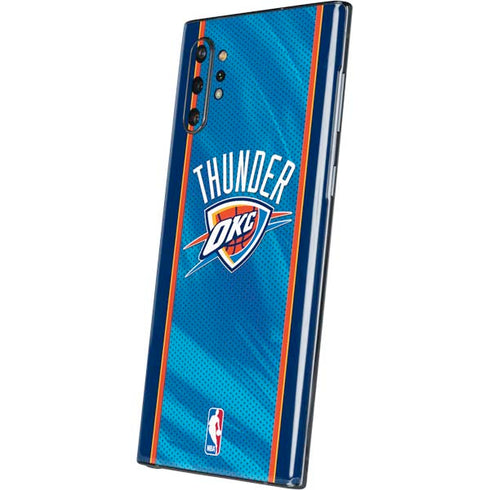 NBA Oklahoma City Thunder Blue Jersey Galaxy Note 10 Plus Skin
