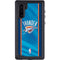 NBA Oklahoma City Thunder Blue Jersey Galaxy Note 10 Waterproof Case