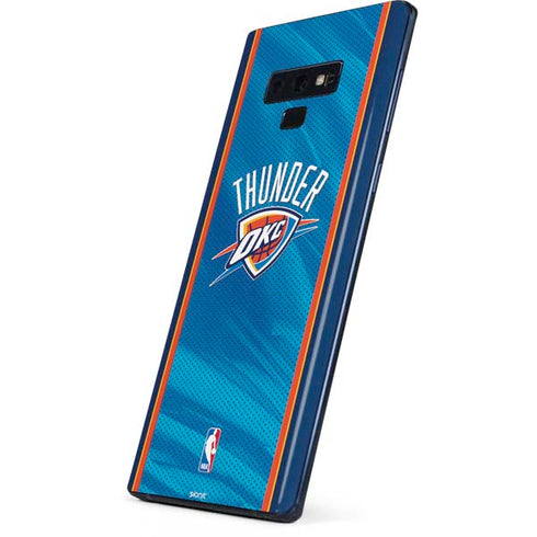 NBA Oklahoma City Thunder Blue Jersey Galaxy Note 9 Skin
