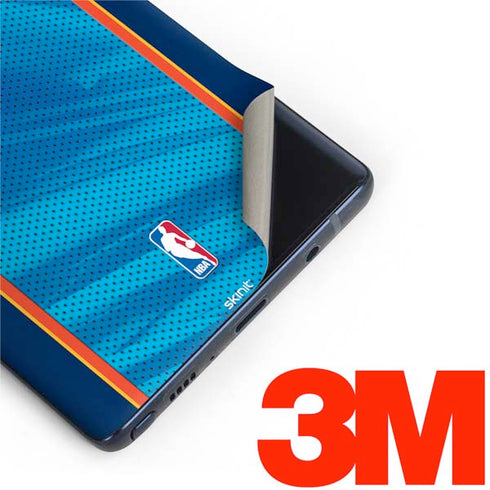 NBA Oklahoma City Thunder Blue Jersey Galaxy Note 9 Skin