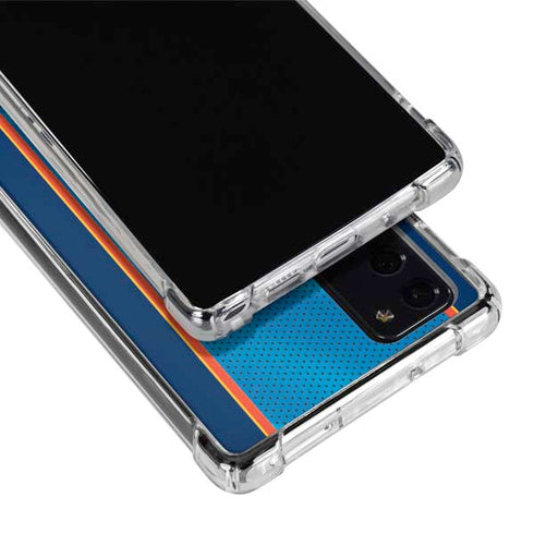 NBA Oklahoma City Thunder Blue Jersey Galaxy Note20 5G Clear Case