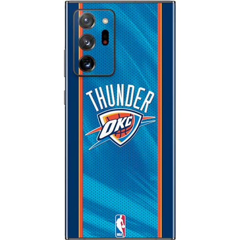 NBA Oklahoma City Thunder Blue Jersey Galaxy Note20 Ultra 5G Skin
