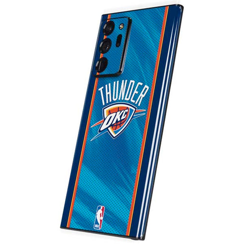 NBA Oklahoma City Thunder Blue Jersey Galaxy Note20 Ultra 5G Skin