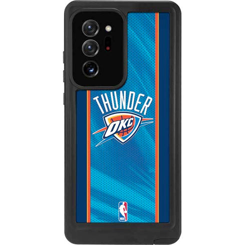 NBA Oklahoma City Thunder Blue Jersey Galaxy Note20 Ultra 5G Waterproof Case