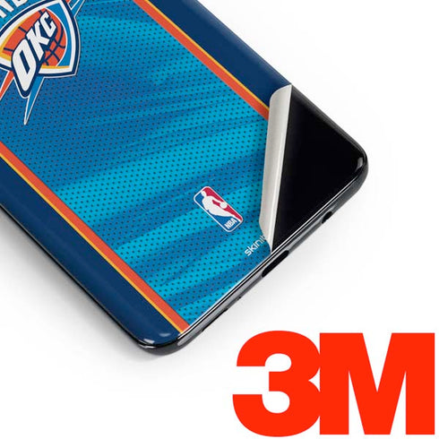 NBA Oklahoma City Thunder Blue Jersey Galaxy S10 Skin