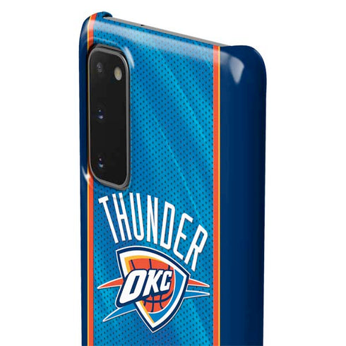 NBA Oklahoma City Thunder Blue Jersey Galaxy S20 Lite Case