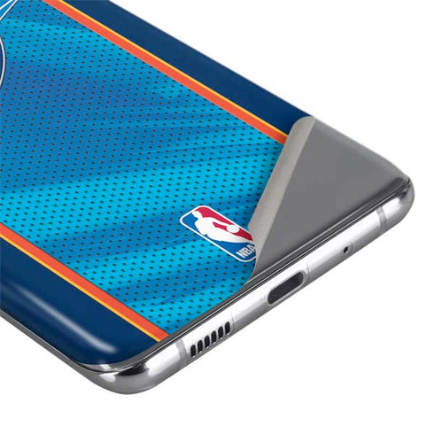NBA Oklahoma City Thunder Blue Jersey Galaxy S20 Plus Skin