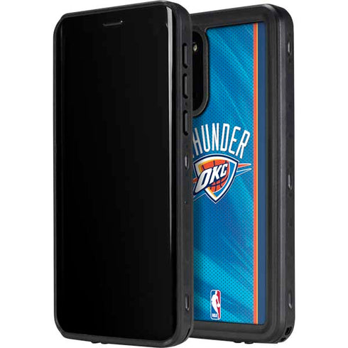 NBA Oklahoma City Thunder Blue Jersey Galaxy S20 Plus Waterproof Case