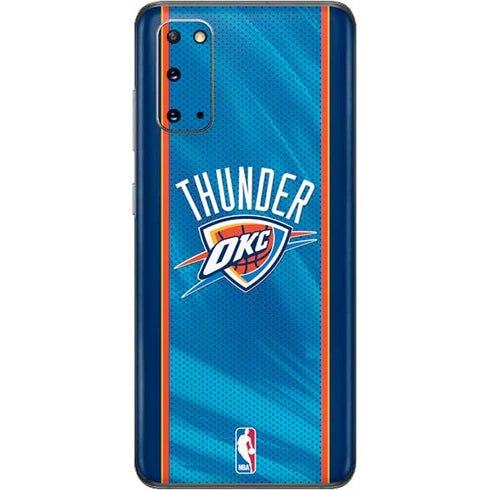 NBA Oklahoma City Thunder Blue Jersey Galaxy S20 Skin