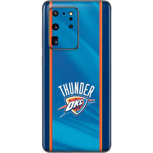 NBA Oklahoma City Thunder Blue Jersey Galaxy S20 Ultra 5G Skin