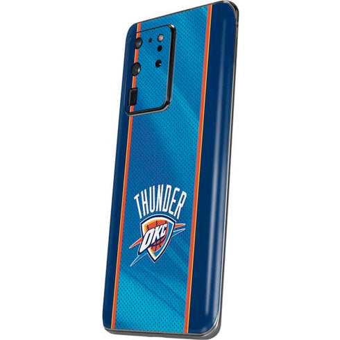 NBA Oklahoma City Thunder Blue Jersey Galaxy S20 Ultra 5G Skin