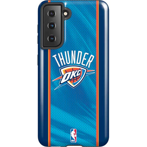 NBA Oklahoma City Thunder Blue Jersey Galaxy S21 5G Pro Case