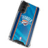 NBA Oklahoma City Thunder Blue Jersey Galaxy S21 FE Clear Case
