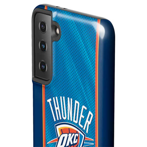 NBA Oklahoma City Thunder Blue Jersey Galaxy S21 Plus 5G Pro Case