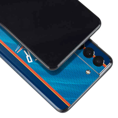 NBA Oklahoma City Thunder Blue Jersey Galaxy S21 Plus 5G Skin