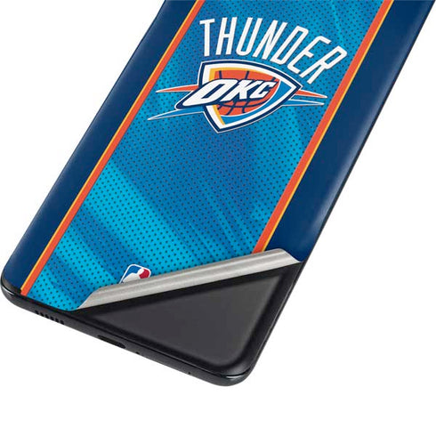 NBA Oklahoma City Thunder Blue Jersey Galaxy S21 Plus 5G Skin