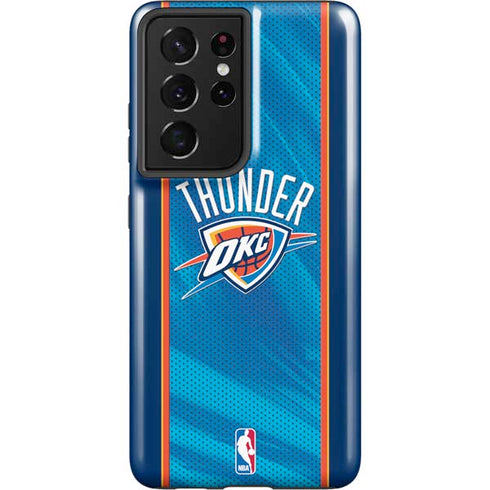 NBA Oklahoma City Thunder Blue Jersey Galaxy S21 Ultra 5G Pro Case