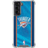 NBA Oklahoma City Thunder Blue Jersey Galaxy S22 Clear Case