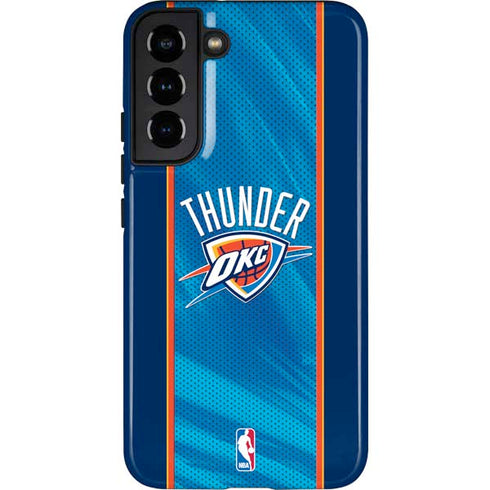 NBA Oklahoma City Thunder Blue Jersey Galaxy S22 Plus Pro Case