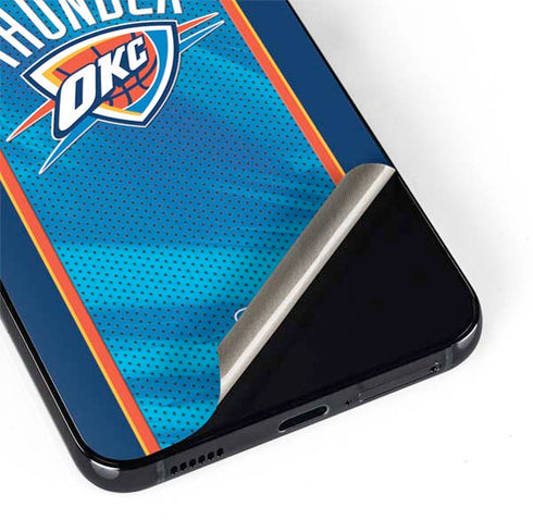 NBA Oklahoma City Thunder Blue Jersey Galaxy S22 Plus Skin