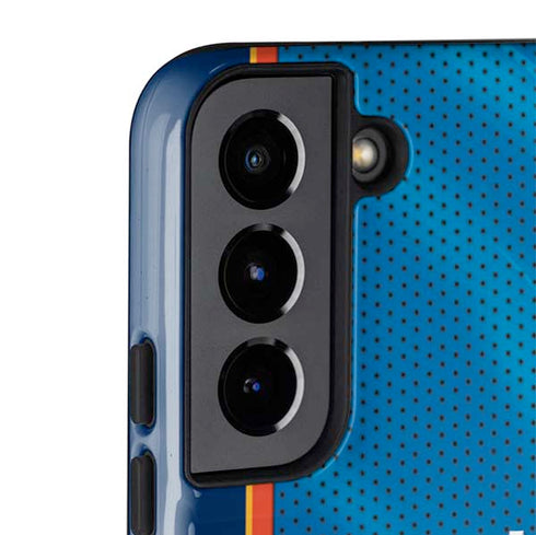 NBA Oklahoma City Thunder Blue Jersey Galaxy S22 Pro Case
