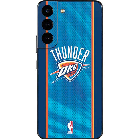 NBA Oklahoma City Thunder Blue Jersey Galaxy S22 Skin