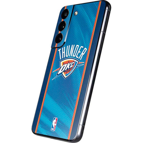 NBA Oklahoma City Thunder Blue Jersey Galaxy S22 Skin