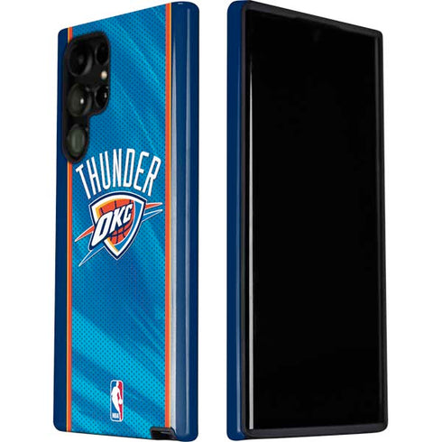 NBA Oklahoma City Thunder Blue Jersey Galaxy S22 Ultra Pro Case