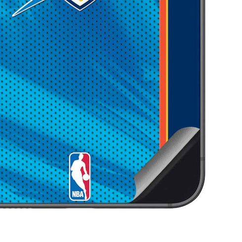 NBA Oklahoma City Thunder Blue Jersey Galaxy S23 FE Skin