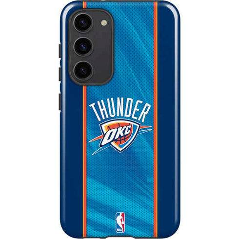 NBA Oklahoma City Thunder Blue Jersey Galaxy S23 Plus Pro Case