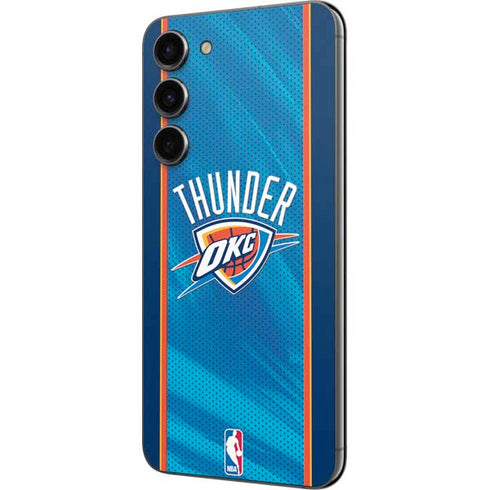 NBA Oklahoma City Thunder Blue Jersey Galaxy S23 Plus Skin
