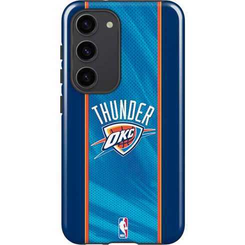 NBA Oklahoma City Thunder Blue Jersey Galaxy S23 Pro Case