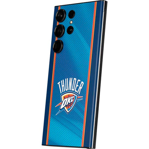 NBA Oklahoma City Thunder Blue Jersey Galaxy S23 Ultra Skin
