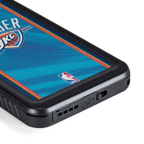NBA Oklahoma City Thunder Blue Jersey Galaxy S23 Waterproof Case