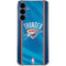 NBA Oklahoma City Thunder Blue Jersey Galaxy S24 Clear Case