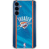 NBA Oklahoma City Thunder Blue Jersey Galaxy S24 Clear Case