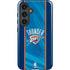NBA Oklahoma City Thunder Blue Jersey Galaxy S24 Plus Impact Case