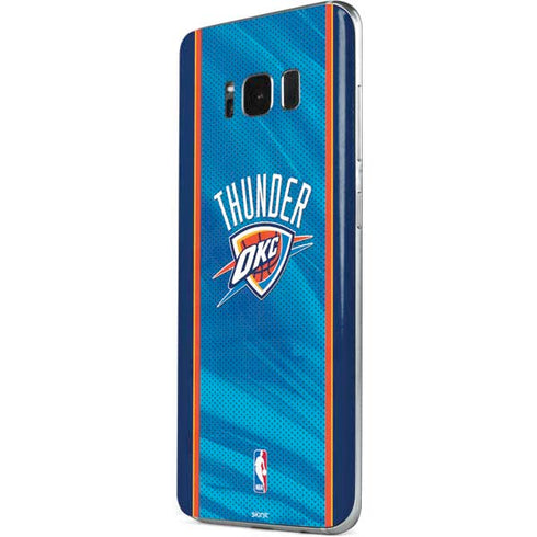 NBA Oklahoma City Thunder Blue Jersey Galaxy S8 Skin