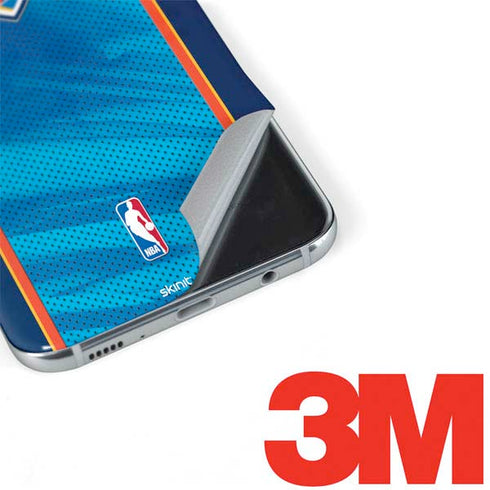 NBA Oklahoma City Thunder Blue Jersey Galaxy S8 Skin