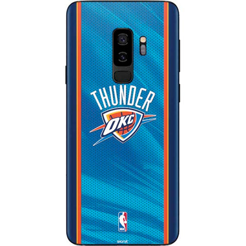 NBA Oklahoma City Thunder Blue Jersey Galaxy S9 Plus Skin