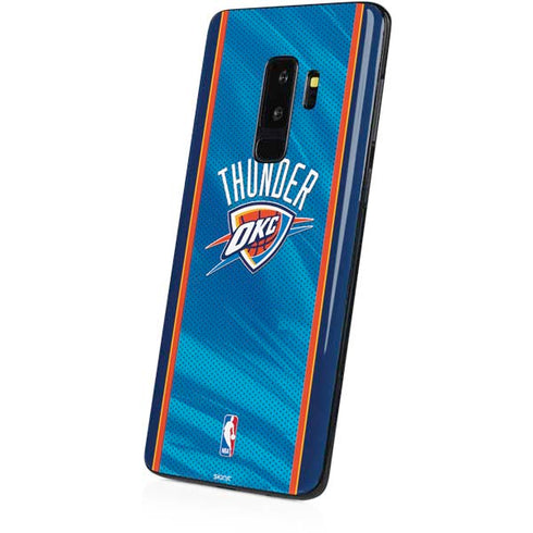 NBA Oklahoma City Thunder Blue Jersey Galaxy S9 Plus Skin