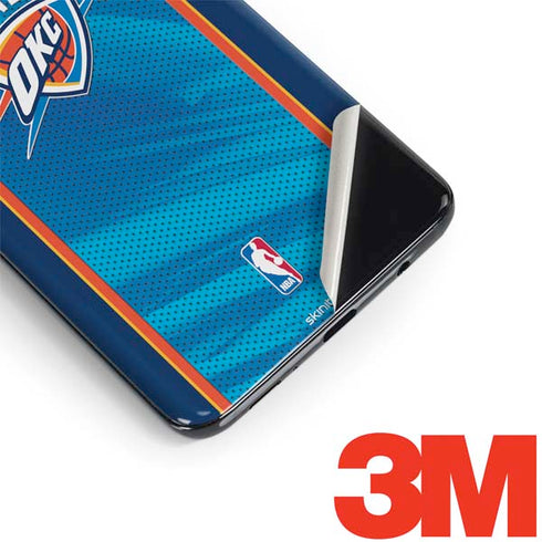 NBA Oklahoma City Thunder Blue Jersey Galaxy S9 Plus Skin