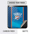 NBA Oklahoma City Thunder Blue Jersey Galaxy Z Flip Skin