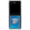 NBA Oklahoma City Thunder Blue Jersey Galaxy Z Flip5 5G Clear Case